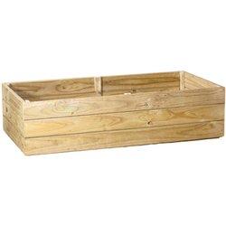 Jardinera De Madera Gama Eco 120x60x30 Tratada Para Exterior- Vidahuerto