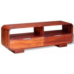 Mueble TV de madera maciza de Sheesham 116x30x40 cm