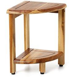 Taburete TATAY Decoteak Oasis en Madera Maciza y Teca Maciza. Natural