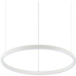 IDEAL LUX Lámpara Colgante Integrada Redonda Decorativa Blanca, 4000K, 30W