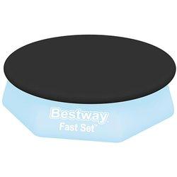 Cubrepiscinas Bestway Ø 244 cm Negro