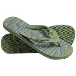 Chanclas Superdry flip flop verde de hombre