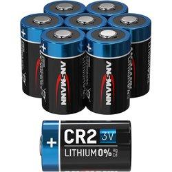 ANSMANN 8x Batería de Litio ANSMANN CR2 3V -  850 mAh Batería de alto rendimiento (8 unidades)