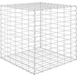 Gabion Cube cama levantada en alambre de acero 60x60x60 cm