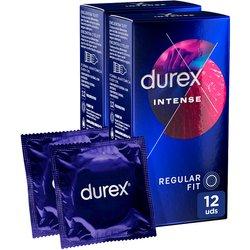 Durex - Preservativos Intense Orgasmic para Mayor Sensación Packs 12-24 condones para un sexo seguro