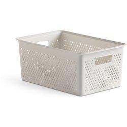 TATAY Bohol - Caja Organizadora Rectangular 4L Plástico Reciclado. Sky White