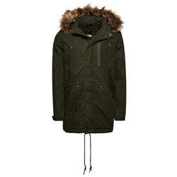 SUPERDRY Vintage Miltry Faux Fur Parka - Chaqueta