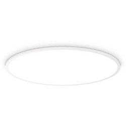 Ideal lux fly foco led integrado semi empotrado 90cm blanco, 4000k, ip40