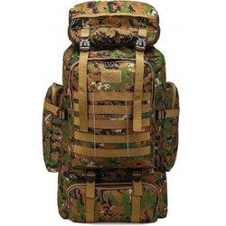 Mochila militar de Senderismo tactica para Viajes Montañismo Escalada Camping Trekking 80L COSHANO