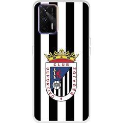 Funda para Realme GT del Badajoz Escudo Blanquinegro - Licencia Oficial Club Deportivo Badajoz