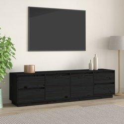 Mueble De Tv VIDAXL Negro Madera (176x37x47.5 cm)