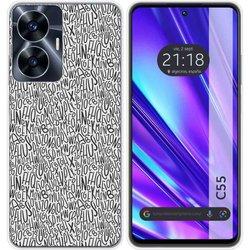 Funda Silicona Realme C55 Letras