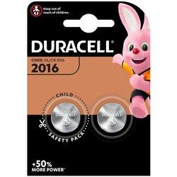 38984 PACK 2 PILAS BOTON CR2016 DURACELL