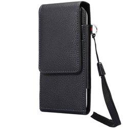 DFV mobile - Funda Cinturon con Tarjetero y Clip Giratorio 360 Piel Sintetica Premium para ZTE V2020 5G (2020) - Negra