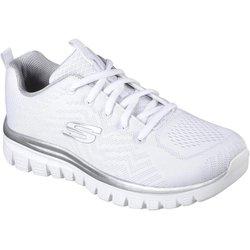 Zapatilla Mujer Skechers Graceful Blanco/Plata