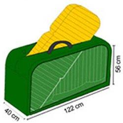 Funda cojines 122x56x40 cm