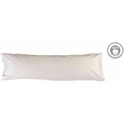 Funda de almohada HOSTELINE IRIS (Blanco - 45 x 100 cm)