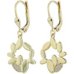 Joyas Oro 8K – Pendientes de Aro en Oro con Circonitas Anthea