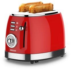 Tostadora Retro 2 Rebandas-850W-Rojo