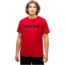 Camiseta timberland kennebec linear rojo hombre