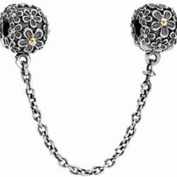 Charm Pandora cadena seguridad flores 79864-05