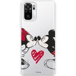 Funda para Xiaomi Redmi Note 10 Oficial de Disney Mickey y Minnie Beso - Clásicos Disney