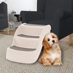 Escalera plegable para perros con 3 escalones 50x38x38 cm Plástico