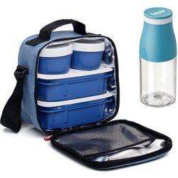 TATAY Kit Bolsa Térmica Porta Alimentos Urban Food y Botella Urban Drink, Denim Blue