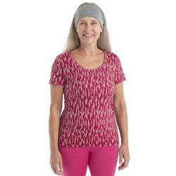 Camiseta de Mujer ICEBREAKER Tech Lite Ii Glaci Cam Rosa (S)