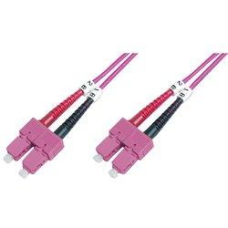 Cable Fibra Óptica ASSMANN (1 m - Morado)