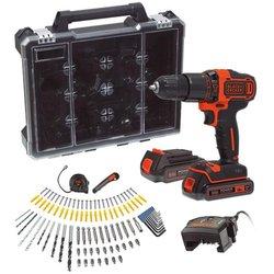 Black+Decker Taladro percutor de batería BDCHD18D2AB (18 V, 2 baterías, 2 Ah) + Garantía BAUHAUS 5 años