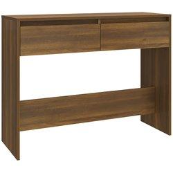 Mesa consola VIDAXL Marrón Madera contrachapada (100x35x76.5 cm)