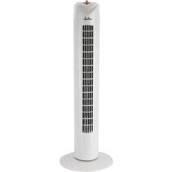 Jata Ventilador de Torre con Temporizador 60 min, 45 W, 82 cm Altura, Control Mecánico, Oscilación, Desconexión Automática, Silencioso - JVVT3141