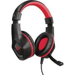 Trust GXT 404R Rana Auriculares Diadema Negro, Rojo