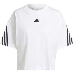 Camiseta de Mujer ADIDAS Corta Fi Blanco (S)