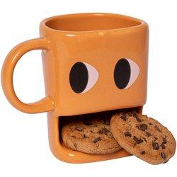 Taza galletas Fisura naranja.