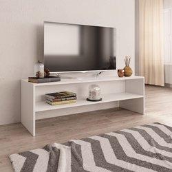 Mueble Bajo De Tv Simply Estante Inferior Blanco 40X120x40 Cm