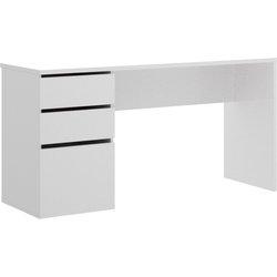 Mesa escritorio tait blanco brillo 139x60x75 cm