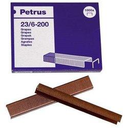 Grapas petrus nº 23/6 caja de 1000