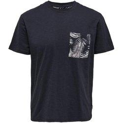 Camiseta de Hombre ONLY SONS Corta Azul (M)