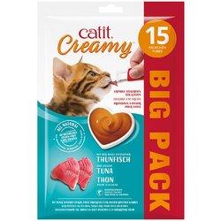 Snack liquido para gato Catit creamy atún 15x10g