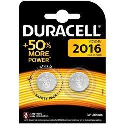 38984 PACK 2 PILAS BOTON CR2016 DURACELL