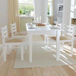 Pack De 4 Sillas De Comedor Ocotal Blanco 81X44x45 Cm