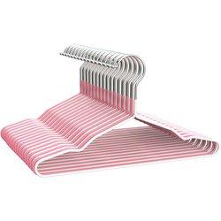 Com-Fort House Percha Plastico Cadete Rosa y Blanco 25 Cm Largo