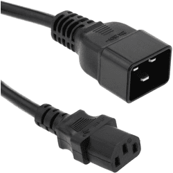 Cable de Alimentaci¢n Iec-60320 de 5M C13 A C20 3X1.5Mm