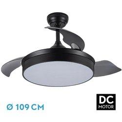 VENTILADOR DC CALA NEGRO 72W 7200LM 3ASP.DESP.