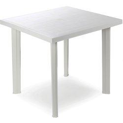 Mesa resina fiocco blanca 80x75 cm