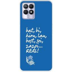 Funda para Realme 8i del Real Sociedad de Fútbol Real grito aficion  - Licencia Oficial Real Sociedad de Fútbol