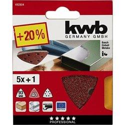 Set de 5 Lijas KWB 492804