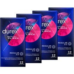 Durex - Condones para hombre Durex. Pack de 48 Preservativos para sexo seguro. Natural, Sensitivo Suave, Invisible, Contacto Total, Real Feel, Mutual Climax, Placer Prolongado, Dame Placer, Saboreame, Intense, Natural XL y Invisible Extra Lubricado